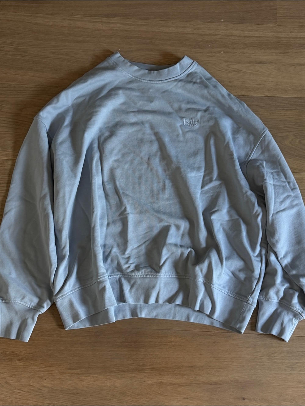 Levi's Men's Light Blue Crewneck Sweatshirt